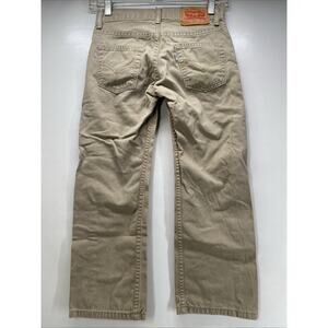 Levi’s 505 Khaki White Tab Denim Jeans Boy’s 8 Regular 24x22